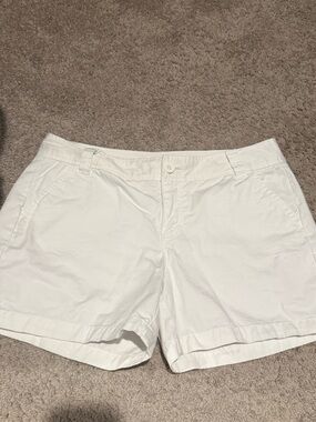 Calvin Klein Jeans White Women's Cotton Bermuda Shorts